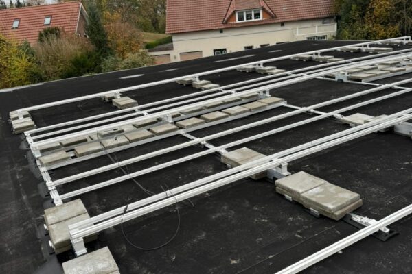 Solaranlage Flachdach Unterkonstruktion